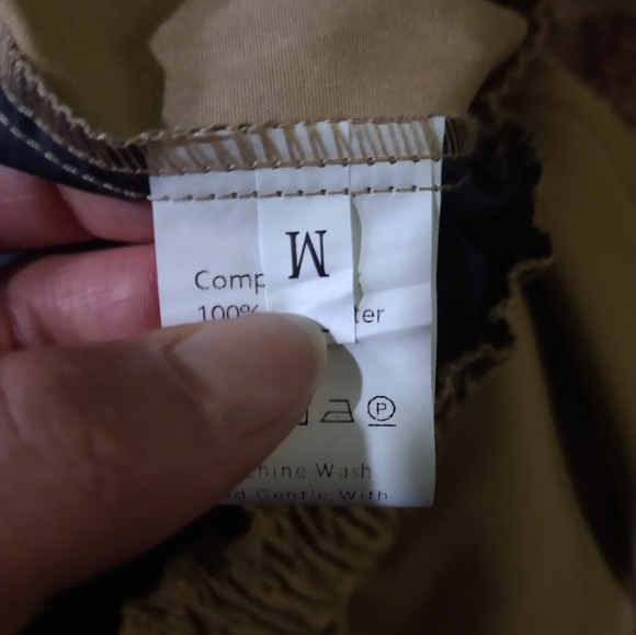 Size M mens khaki casual drawing string shorts - Picture 8 of 11